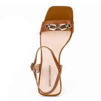 Respect қызғылт-сары сары тобықта түймелігі бар туфлилері IS56-148045