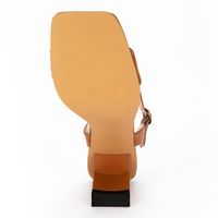 Respect қызғылт-сары сары тобықта түймелігі бар туфлилері IS56-148045