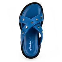 Синие пантолеты на платформе CorsoComo CC8914-WL