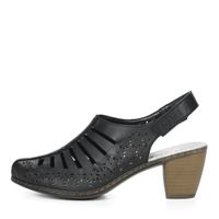 Чёрные туфли с открытой пяткой Rieker 40959-00