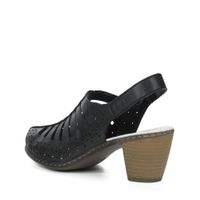 Чёрные туфли с открытой пяткой Rieker 40959-00