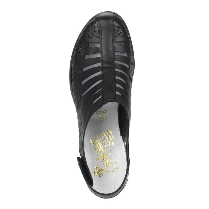 Чёрные туфли с открытой пяткой Rieker 40959-00