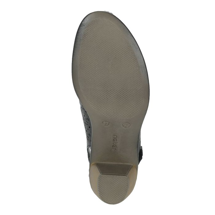 Чёрные туфли с открытой пяткой Rieker 40959-00