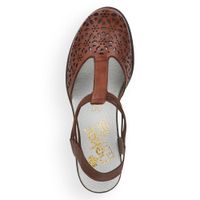 Rieker қоңыр туфлиөкшесі ашық 40969-24