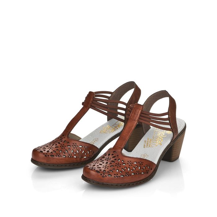 Rieker қоңыр туфлиөкшесі ашық 40969-24