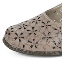 Серые туфли с открытой пяткой Rieker 40981-64