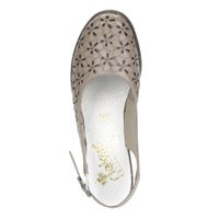 Серые туфли с открытой пяткой Rieker 40981-64