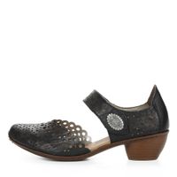 Rieker қара ашық табанды туфлилері 43753-00