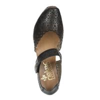 Rieker қара ашық табанды туфлилері 43753-00