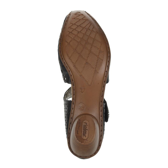 Rieker қара ашық табанды туфлилері 43753-00