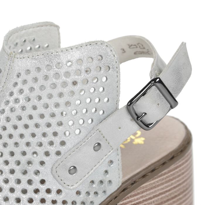 Rieker сұр туфлиөкшесі ашық V0590-90