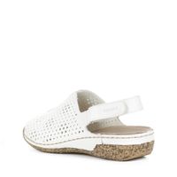 Белые пантолеты на каблуке Rieker V7267-80