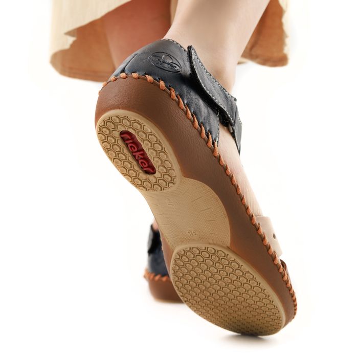 Rieker мультиколор ашық табан туфліктері M1655-14