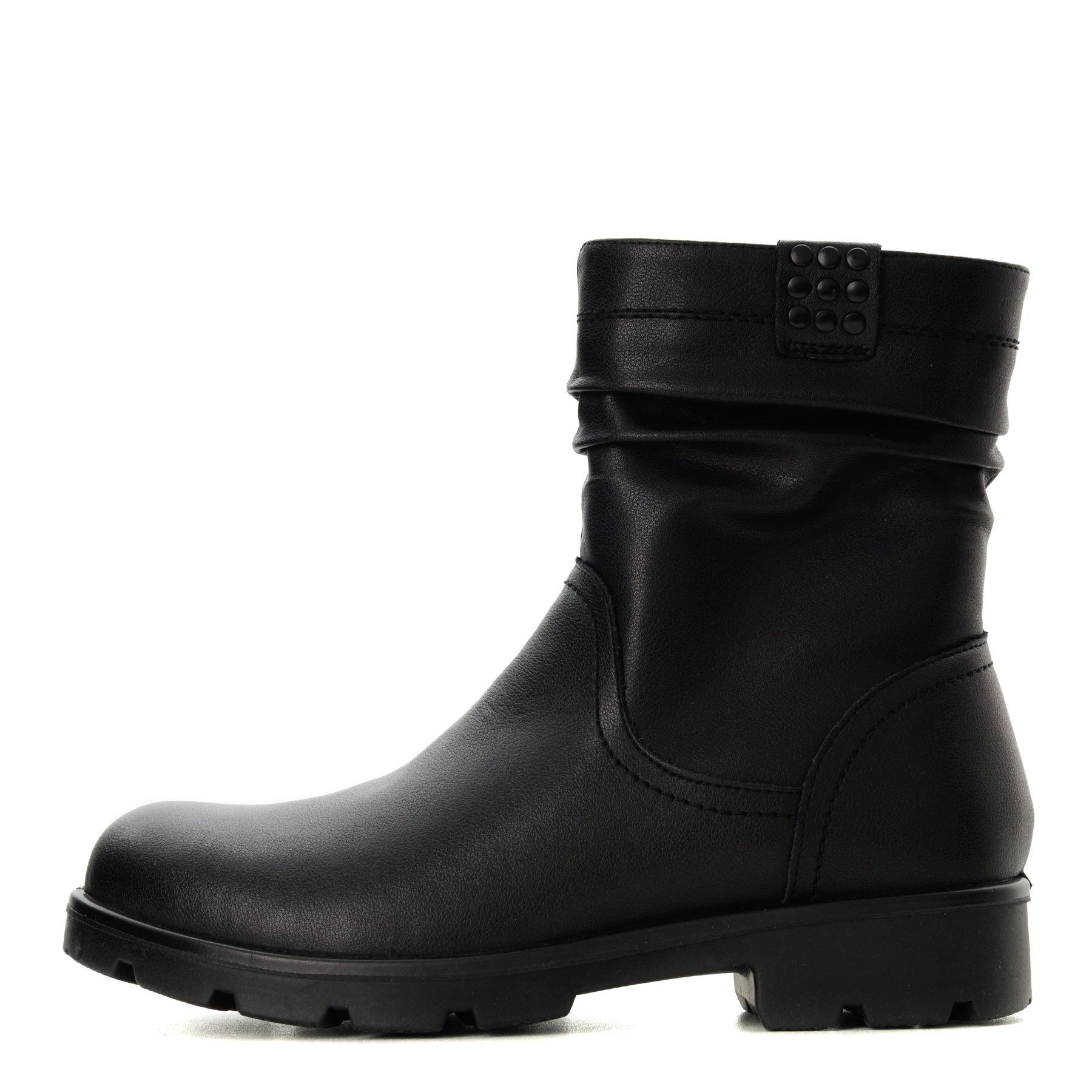 Чёрные полусапоги Baden U112-026