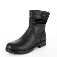 Чёрные полусапоги Baden U112-026