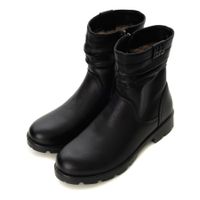 Чёрные полусапоги Baden U112-026