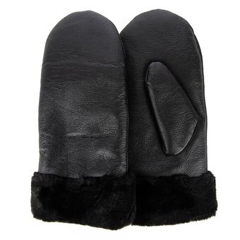 Чёрные варежки Baden