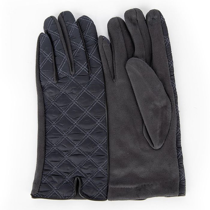 Серые перчатки Baden TX144-04