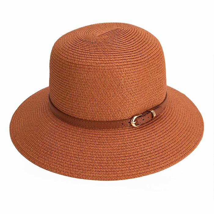 Коричневая шляпа Dispacci 22107_brick