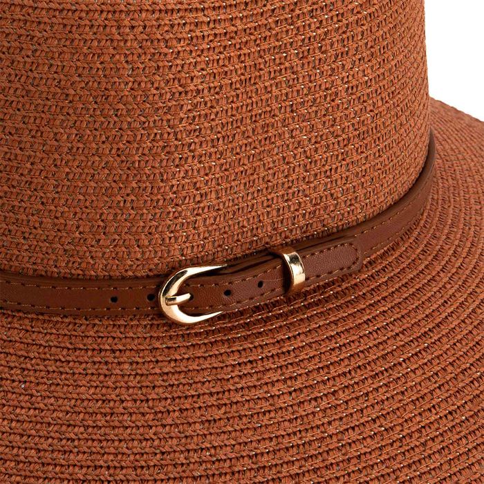 Коричневая шляпа Dispacci 22107_brick