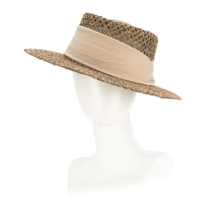 Бежевая шляпа Dispacci 22109_pearl