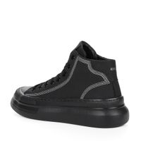 Чёрные высокие кеды Respect IK42-155823