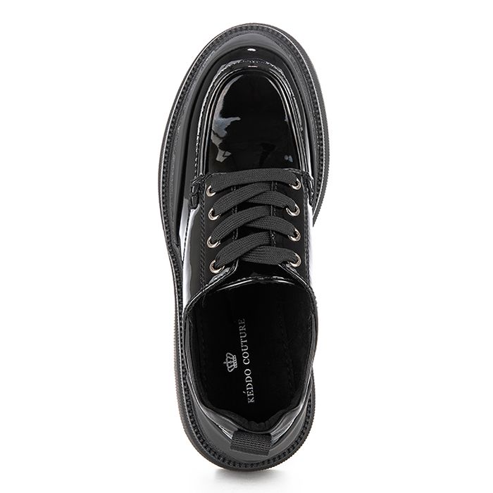 Чёрные полуботинки Keddo 828130/16-01