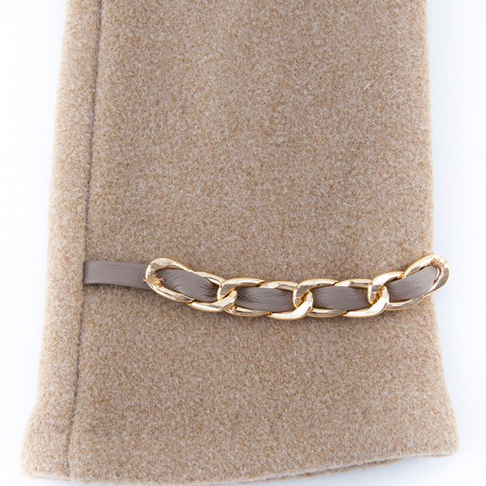 Бежевые перчатки Keddo 328700/18-02