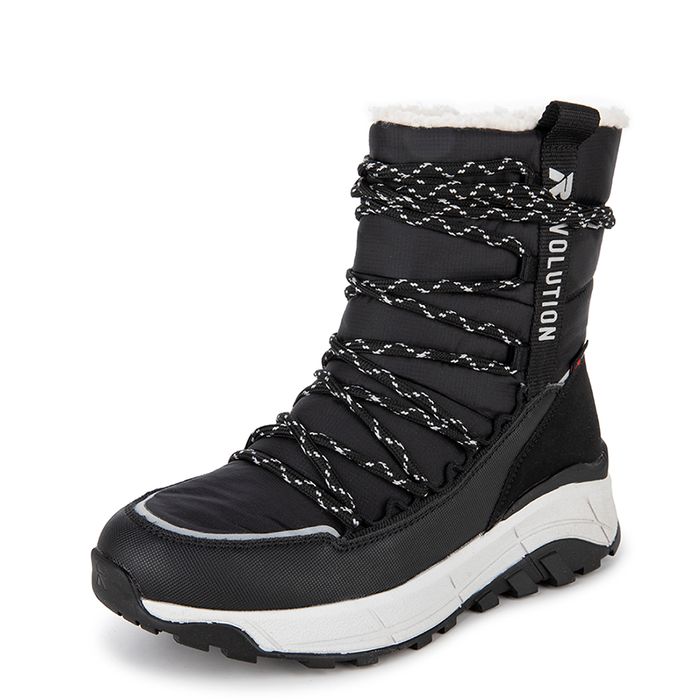 Rieker қара үрілген аяқ киімі W0065-00