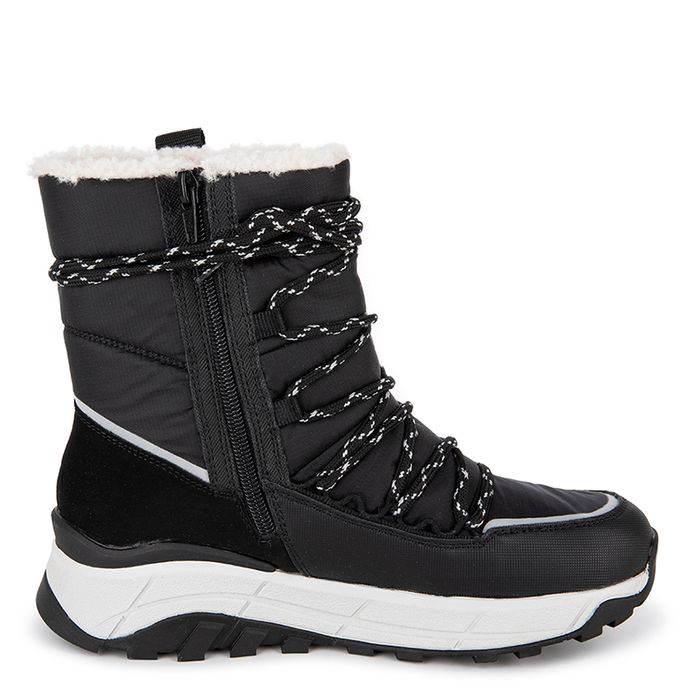 Rieker қара үрілген аяқ киімі W0065-00