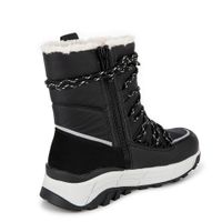 Rieker қара үрілген аяқ киімі W0065-00