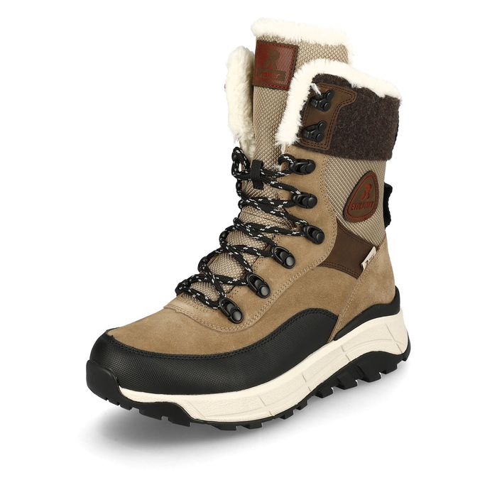 Rieker қоңыр биік кроссовкалары W0066-64