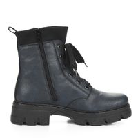 Синие ботинки RIEKER 74640-14