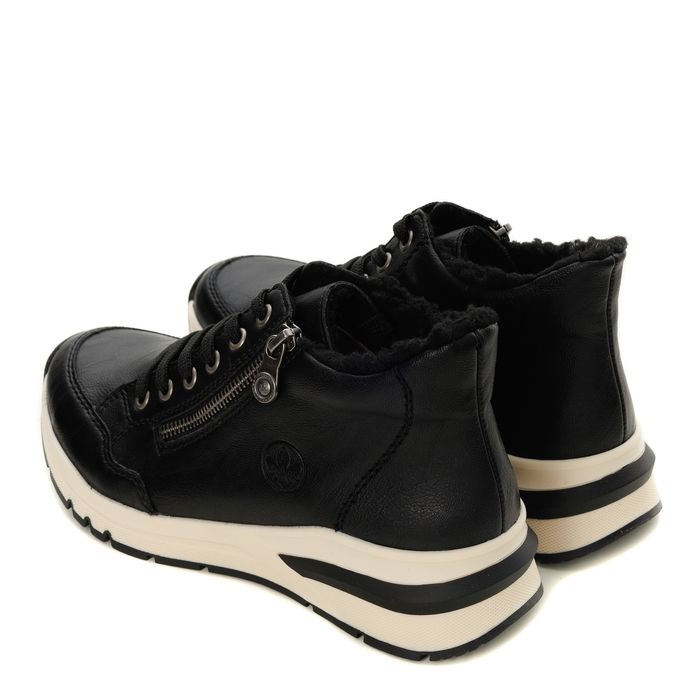 Rieker қара биік кроссовкалары M6644-00