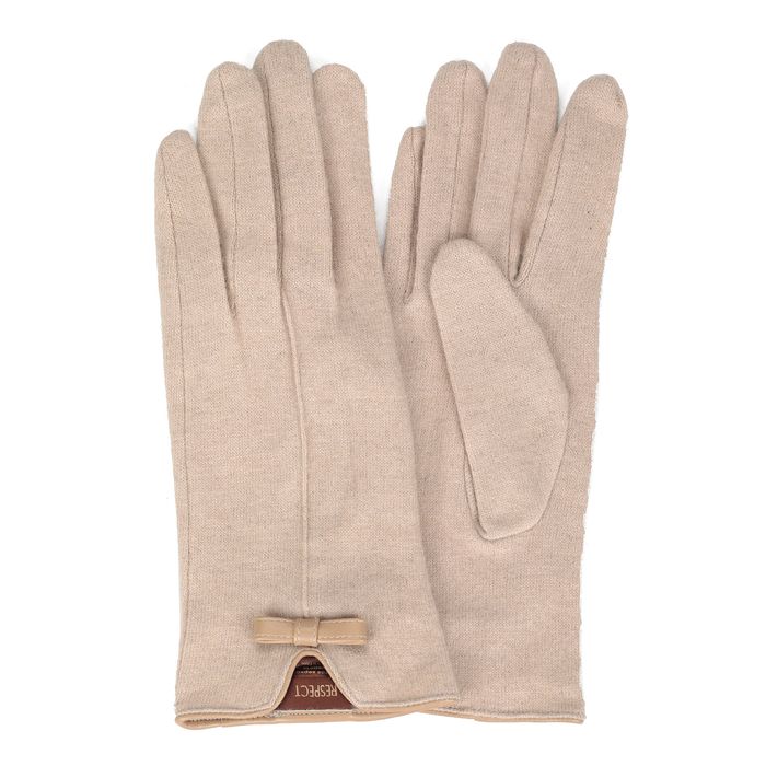 Бежевые перчатки Respect RSPH52-5