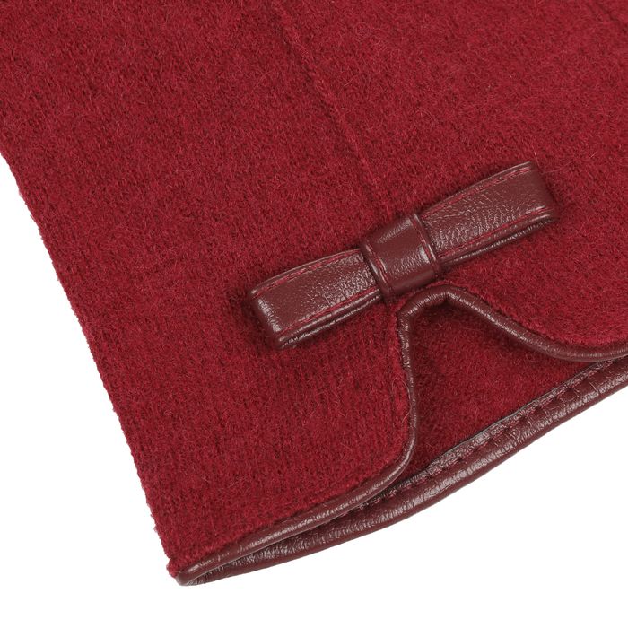 Бордовые перчатки Respect RSPH52-8