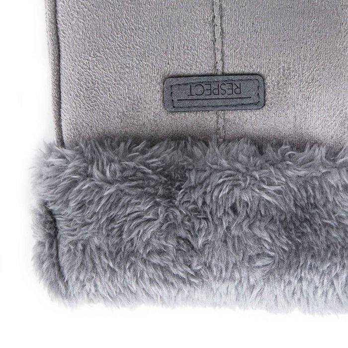 Серые рукавицы Respect RSPM35-9