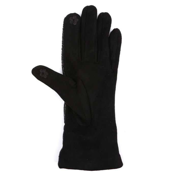 Чёрные перчатки Respect RSPDF10-1