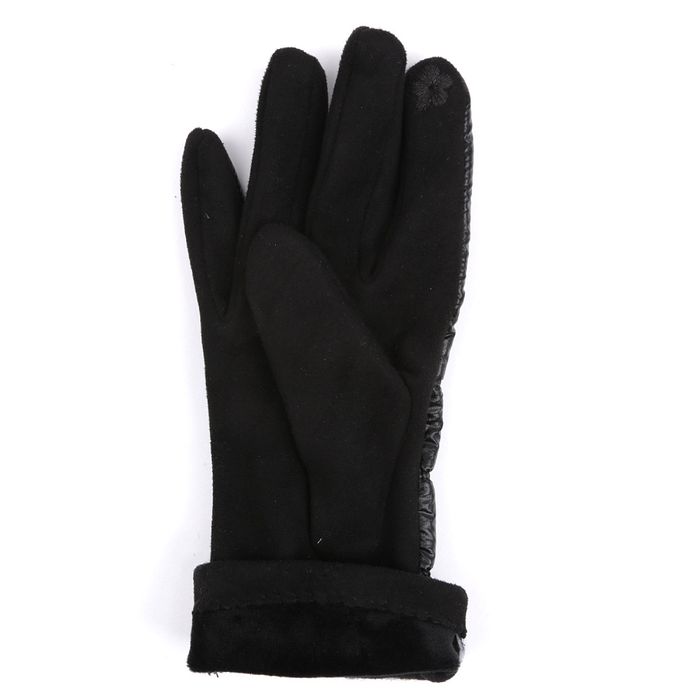 Чёрные перчатки Respect RSPDF10-1