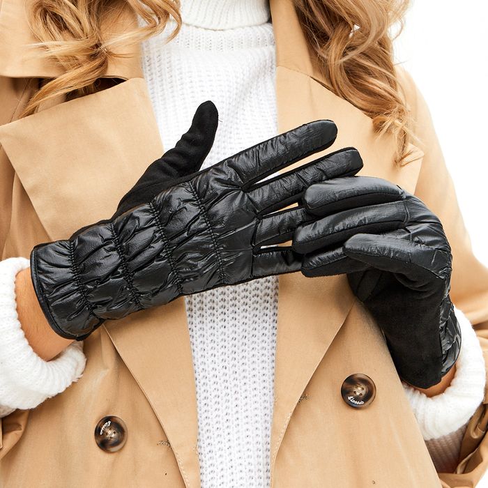 Чёрные перчатки Respect RSPDF10-1