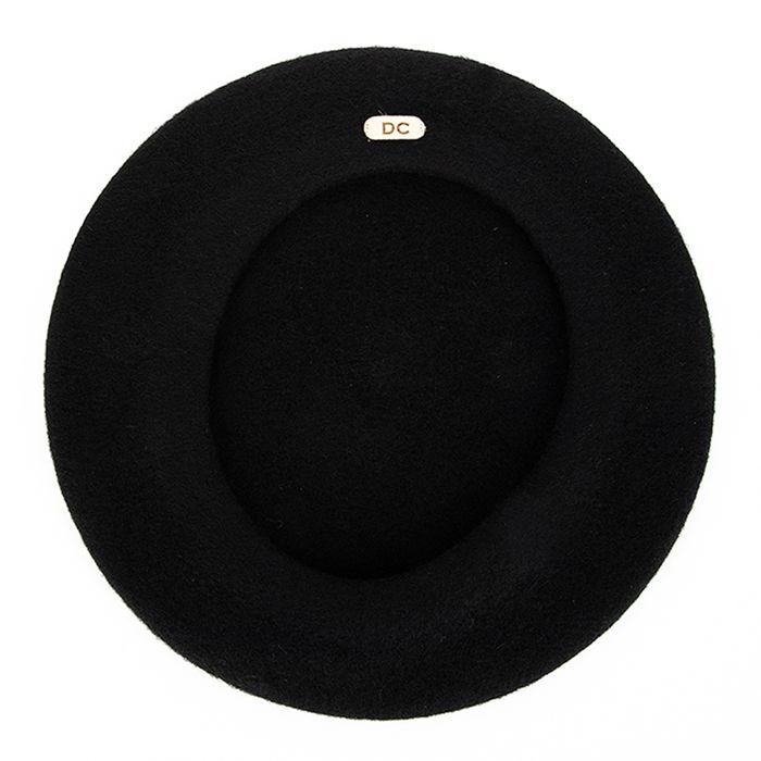 Чёрный берет Dispacci 2330_Black