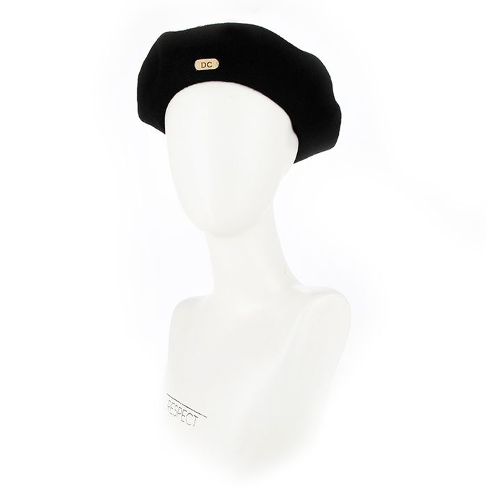 Чёрный берет Dispacci 2330_Black