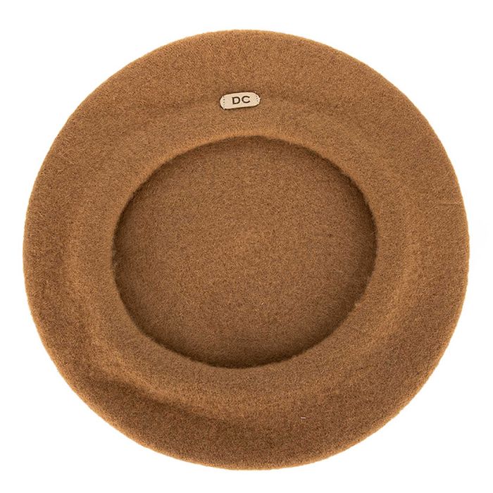 Коричневый берет Dispacci 2330_Sand