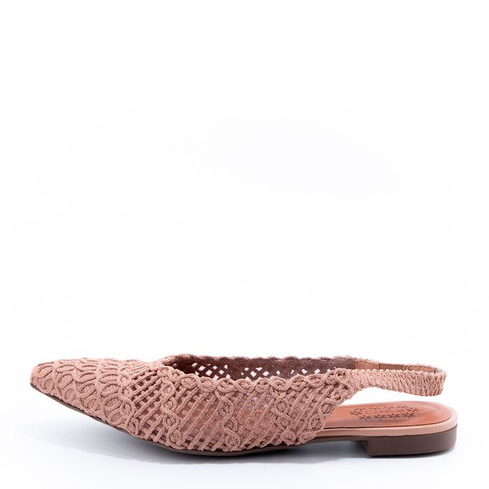 Бежевые туфли с открытой пяткой Respect IK56-162591