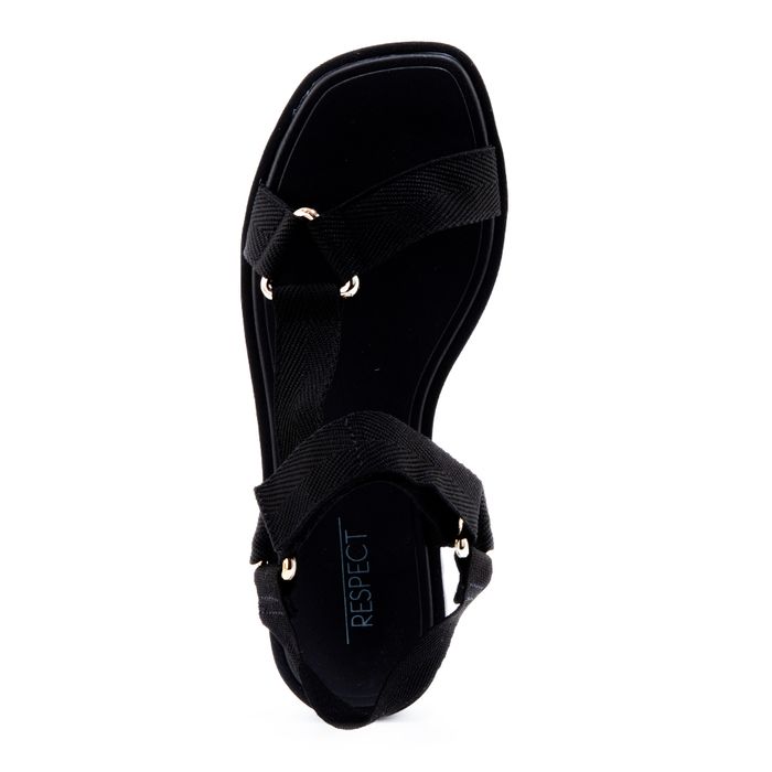 Respect қара сандалдары VK58-162680