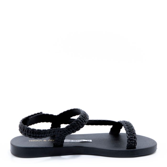 Чёрные сандалии Terra&Agua VK58-162756