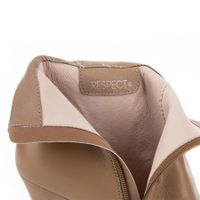 Бежевые ботильоны Respect SS32-159992