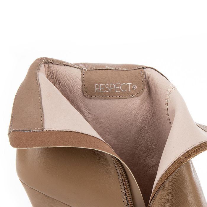 Бежевые ботильоны Respect SS32-159992