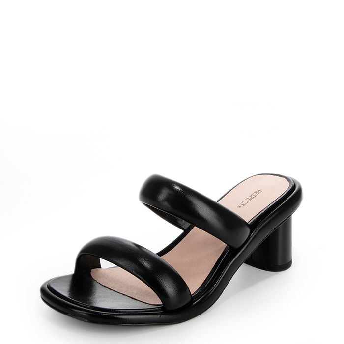 Чёрные пантолеты на каблуке Respect VS56-160402