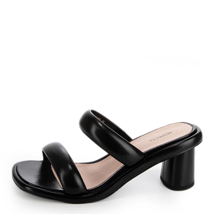 Чёрные пантолеты на каблуке Respect VS56-160402